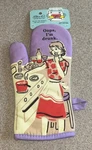 Blueq Funny Oven Mitts Oops, Drunk Hangable Thermal Pot Holder Mitt, New. Fixed Price $15.99.