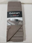 Cuisinart 2 Dish Drying Mats Brown 16" X 18" New Super Absorbent Fast. Fixed Price $13.56.
