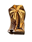 Hand Crafted Wooden Palm Tree Secret Jewelry/trinket/puzzle Box. Fixed Price $29.00.