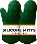 Bpa-free Silicone Oven Mitts Ultra Heat Resistant Up 500 F-thick Cotton Liner. Fixed Price $30.97.