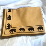 Masculine Kitchen Towel 100% Cotton Dish Bear Lodge Camp Dorm Country New. Fixed Price $14.54.